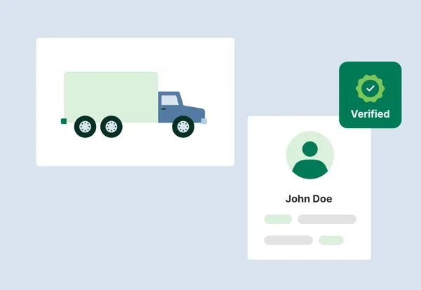 Driver record verification illustration