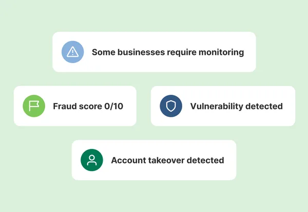 Enterprise fraud prevention illustration