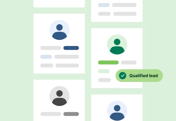 Qualified lead illustration