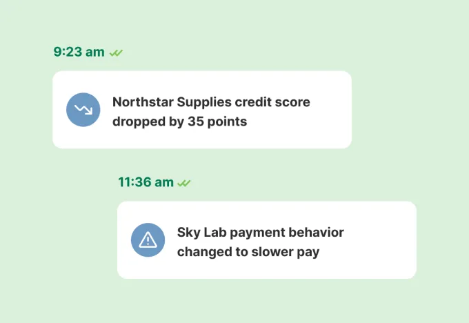 Real time alerts illustration