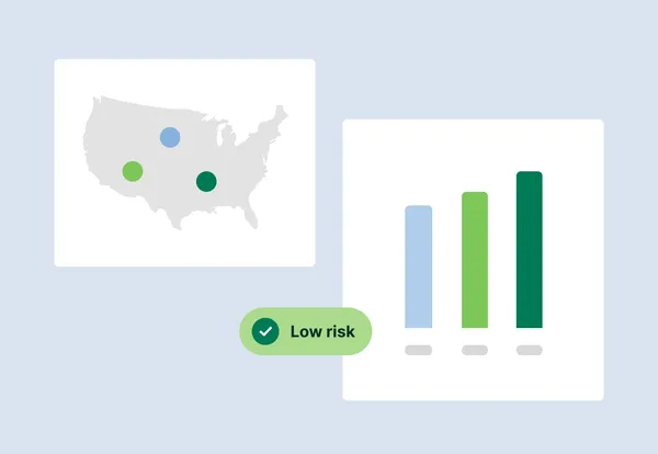Risk based marketing illustration
