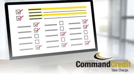 A laptop with a checklist on the screen.