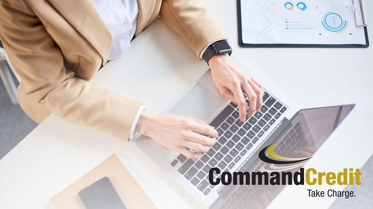 Someone typing on laptop.